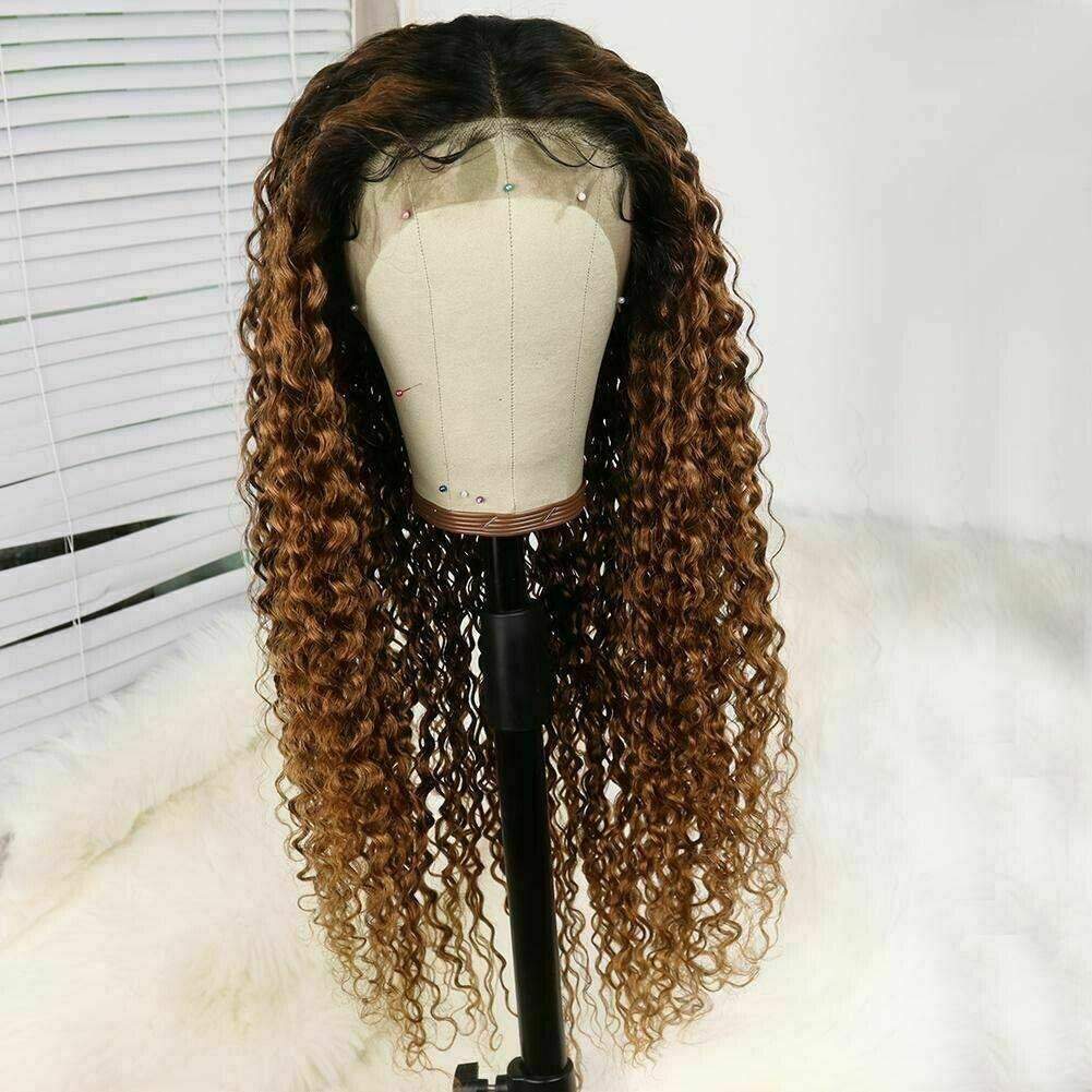 Ash Honey Golden Brown Blonde 5 * 5 Lace Front Glueless Wig