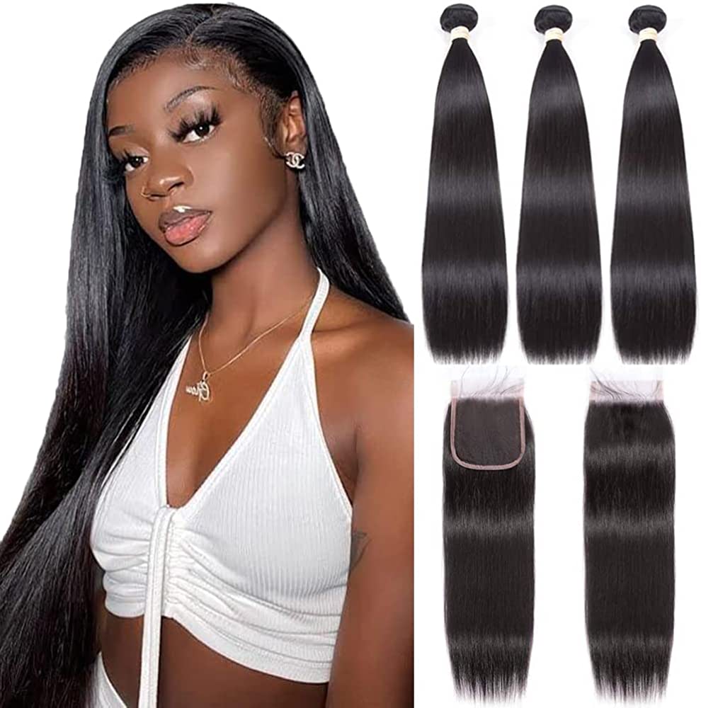 The Bundle 3pcs Straight with 6x5 HD T Closure