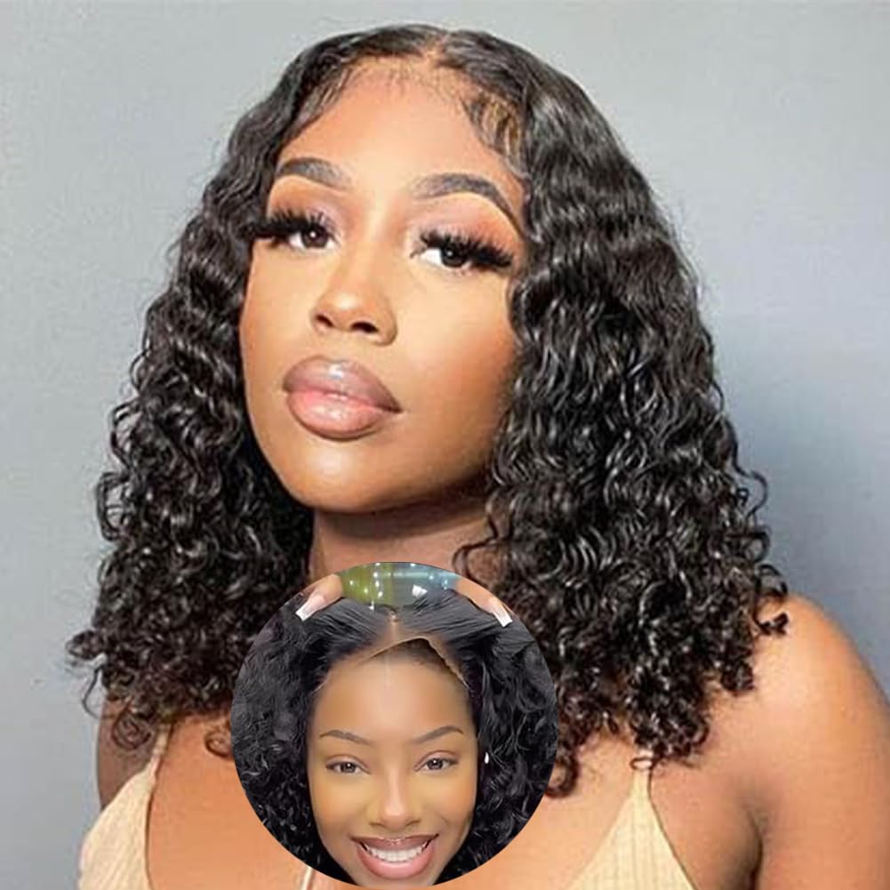 Deep Curly Bob Wig Human Hair Wigs 12