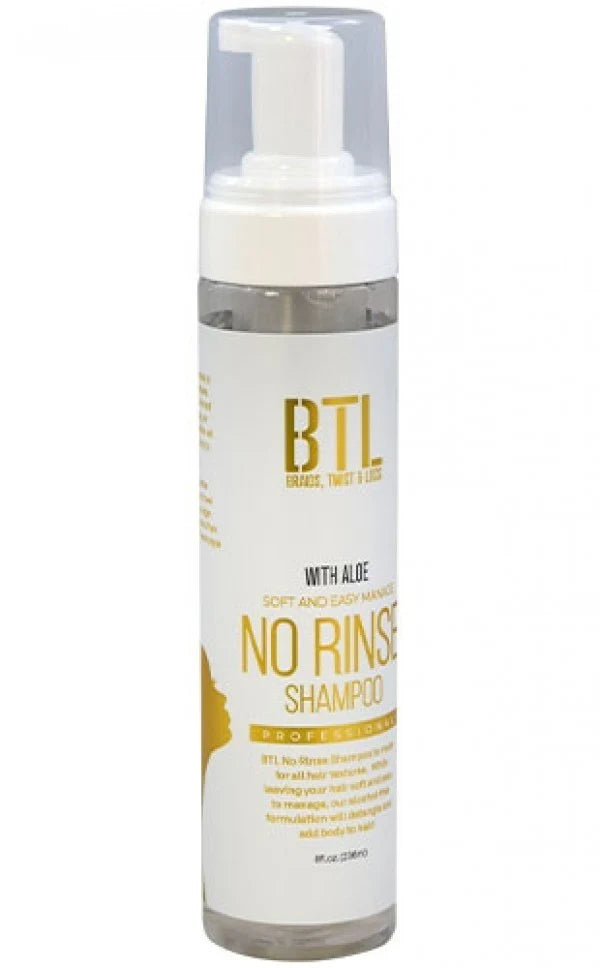 BTL with aloe no rinse shampoo