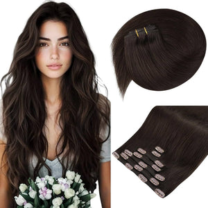Clip in Brushed Wave 24"