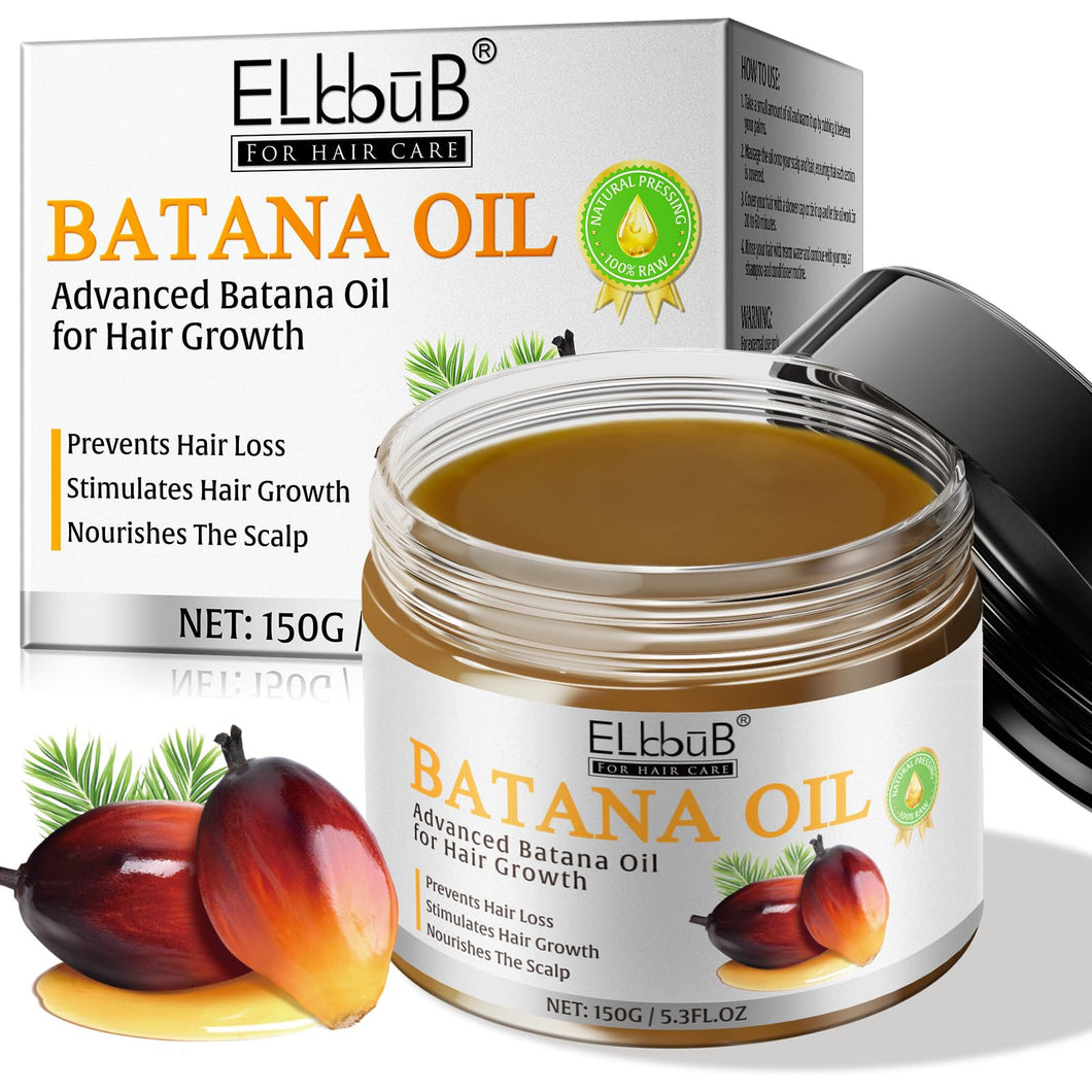ELBBUB Raw Batana Oil for Hair Growth and Repair