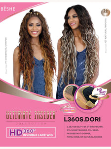 HD 360 Invisible Lace Wig - L360S.DORI