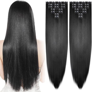 Natural Way Synthetic Clip In 7 Pcs 18"