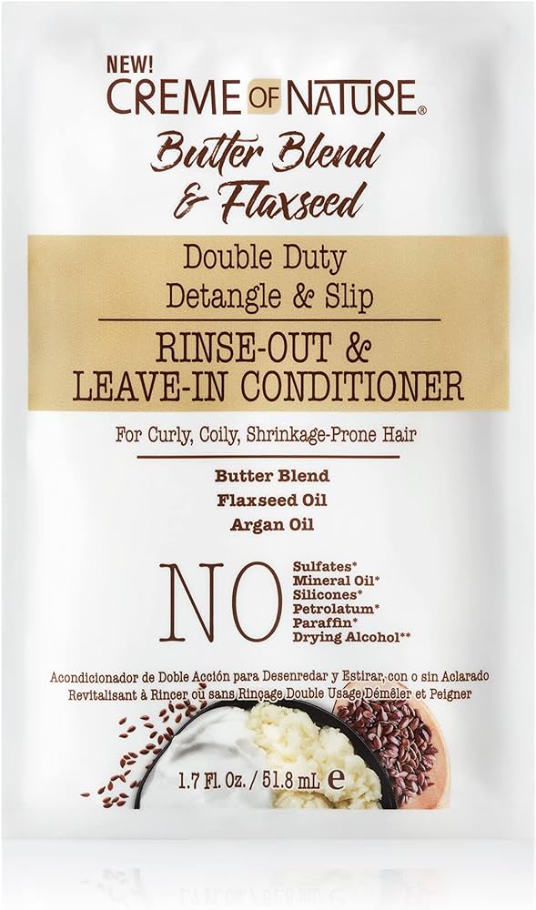 Creme of Nature Flaxseed Rinse Out & Leave In Conditioner