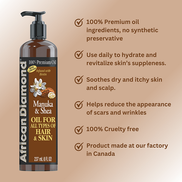 100% Natural oil-Manuka & Shea