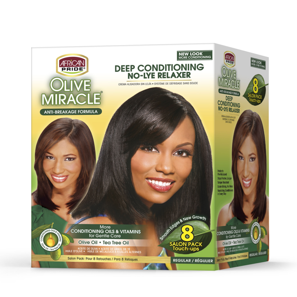 Olive Miracle No-Lye Relaxer Regular 8 Touch Up