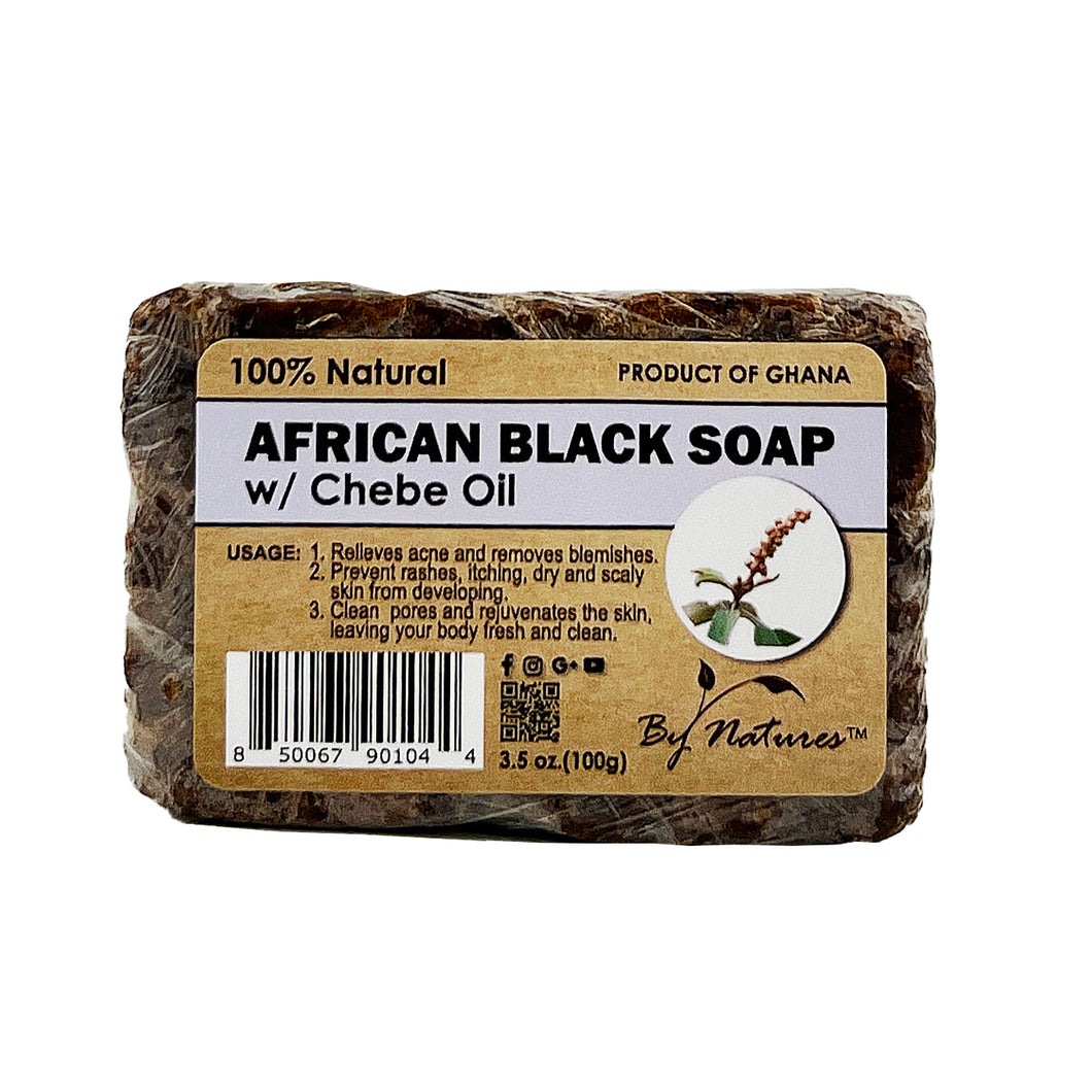 African Black Soap with Chebe Oil