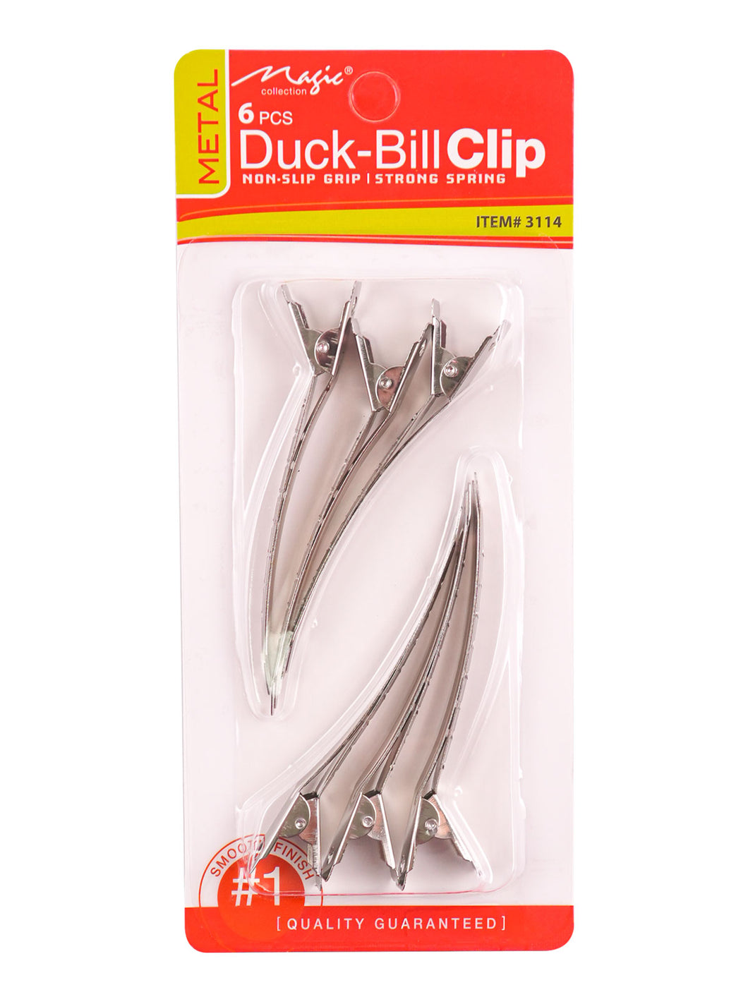 6 Pcs Duck bill clips