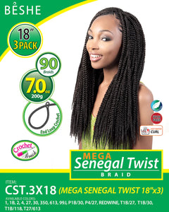 3X Senegal Twist Multi