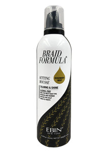 Ebin Braid Formula Setting Mousse Rosemary Mint