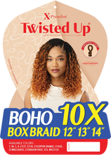 Load image into Gallery viewer, Boho Box Braid 12&quot; 13&quot; 14&quot; 10X
