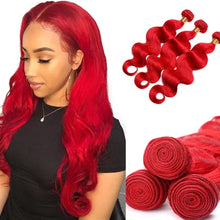 Load image into Gallery viewer, 20A Single Body Wave Red Hair
