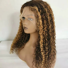 Load image into Gallery viewer, Ash Honey Golden Brown Blonde 5 * 5 Lace Front Glueless Wig
