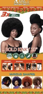 Noble Bold Kinky 20"