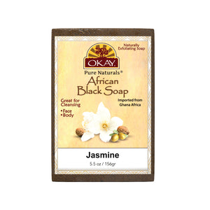 Okay African Black Soap with Jasmine