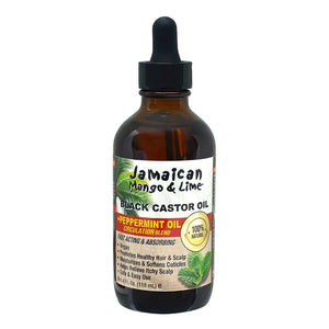 Mango & Lime Black Castor Oil- Peppermint