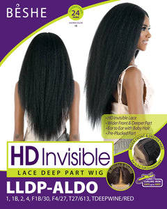 Beshe HD Invisible Lace wig LLDP-Aldo