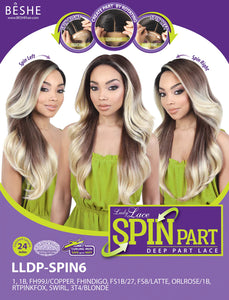 Beshe Lady Lace Deep Part Wig - LLDP SPIN 6