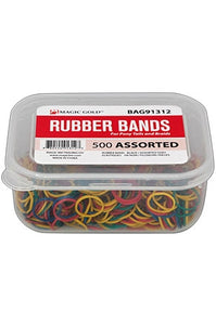 500 Assorted Rubber Bands