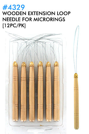 Wooden Extension Loop Needle for MicroRings#4329