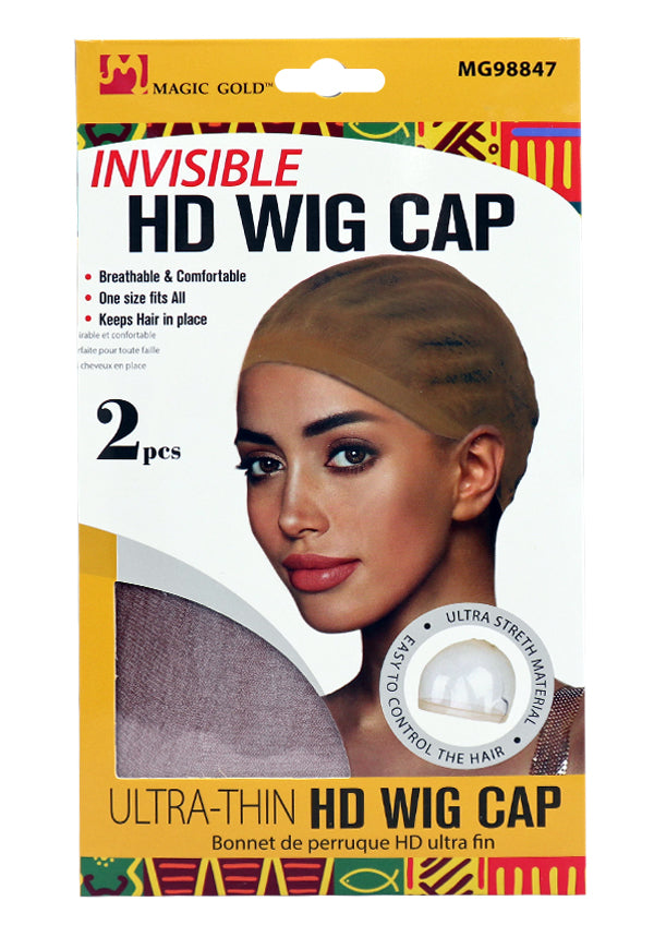 Invisible Dark Brown HD Wig Cap