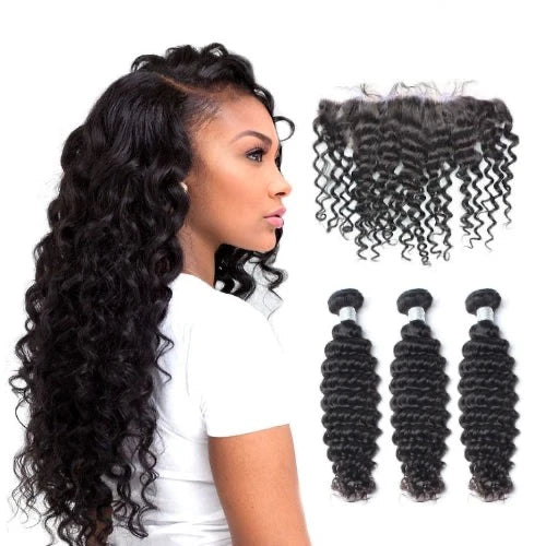 20A Deep Wave 3 pcs + 13 x 5 closure