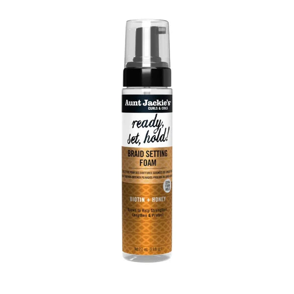 Aunt Jackie's Biotin + Honey Braid Setting Foam