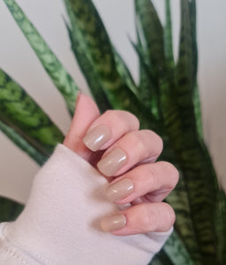 Neutral color Press on nails