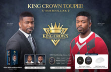 Load image into Gallery viewer, King crow Afro &amp; Wave Style Toupe

