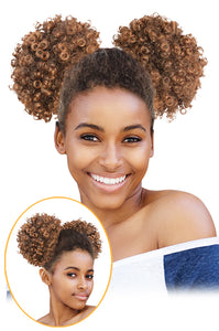 Twin Twist Afro Drawstring Ponytail