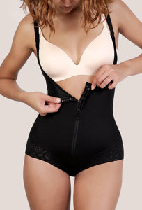 Open Bust Tummy Control Butt LIft Bodysuit