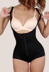 Open Bust Tummy Control Butt LIft Bodysuit