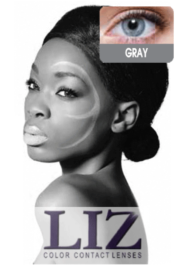 Liz  Gray Contact Lenses