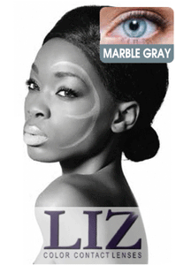 Liz Marble Gray Contact Lenses