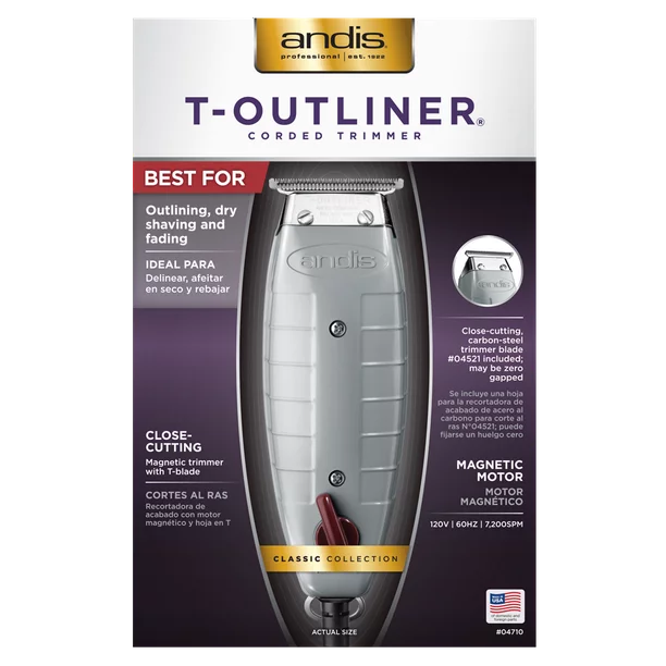 Andis - Professional 04710 T-Outliner Trimmer
