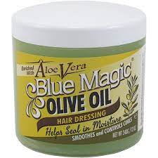 Blue Magic olive oil with Aloe vera