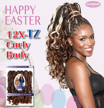 Load image into Gallery viewer, TZ Pre-stretched 12x Curly Body Braiding Hair
