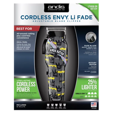 Load image into Gallery viewer, Andis Cordless Envy Fade Clipper
