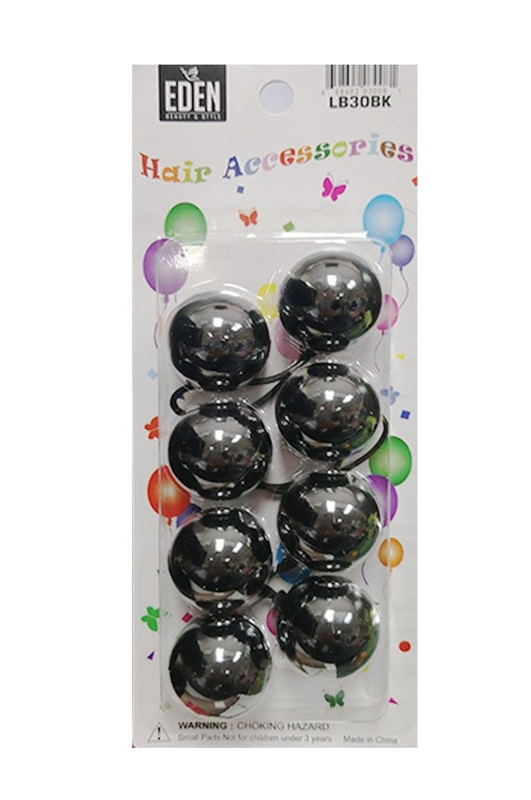 EDEN 30mm Hair Bubbles Black EDEN 30mm Hair Bubbles Black