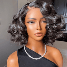 Load image into Gallery viewer, Loose Bouncy Curls with a 4*4 Closure

