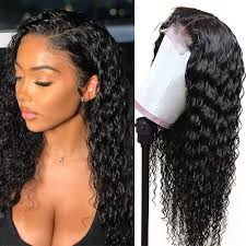 Deep Wave Transparent 13 & 4 frontal wig