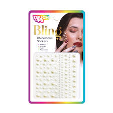 Bling Rhinestone Pearl Stickers