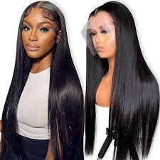 Remy Bone Straight Transparent 5*5Wig 20