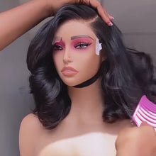 Load and play video in Gallery viewer, Loose Bouncy Curls with a 4*4 Closure
