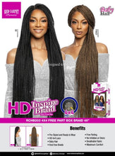 Load image into Gallery viewer, 4 X 4 Free Part Box Braid Wig
