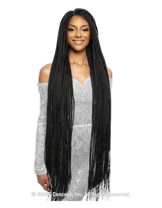 4 X 4 Free Part Box Braid Wig