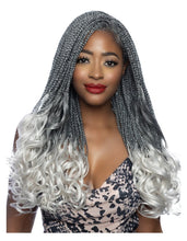 Load image into Gallery viewer, 4x4 Free Part Braid Lace Front Wig Bouncy French Curl 24 RCHB212
