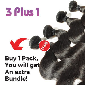 The Bundle 3 Plus 1 Body Wave