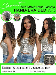 Whole Lace Braiding Square Top Goddess Long